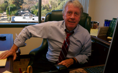 Jon at his desk