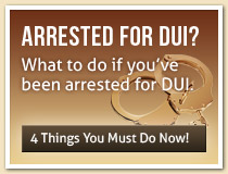Arrested for DUI
